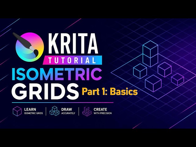 Krita Tutorials 2026: The Isometric Grid