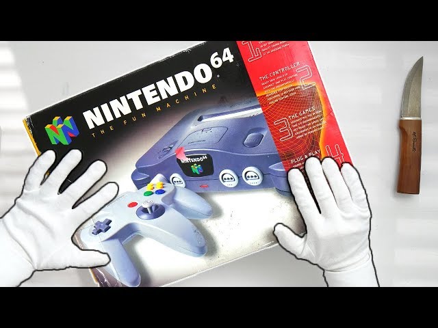 N64 UNBOXING! Nintendo 64 Console, Super Mario 64, Ocarina of Time, Goldeneye 64