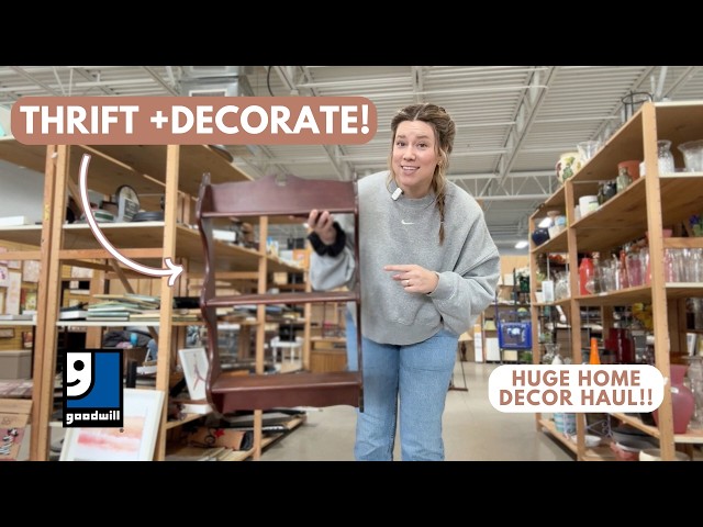 ¡Decorando mi estantería soñada y mucho más! | Compras de segunda mano para la decoración del hog...
