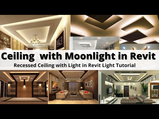 How to Make Ceiling with Moonlight in Revit Architecture [ceiling in revit]