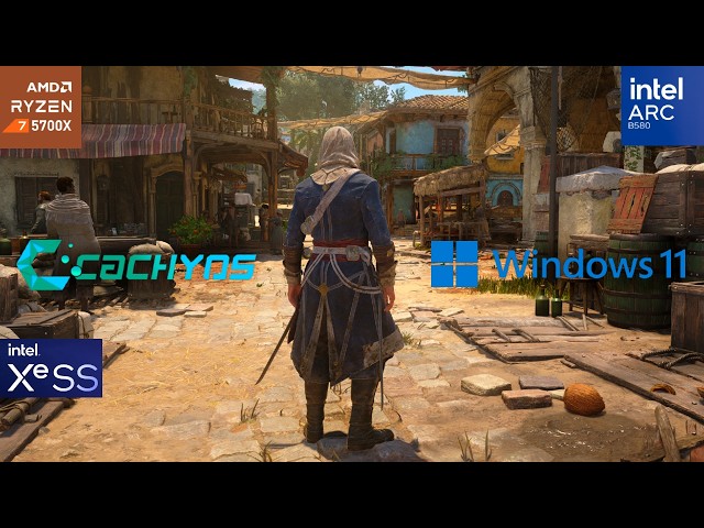Windows vs Linux | Assassin's creed Black Flag Resynced | Intel Arc B580