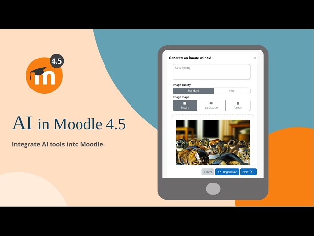 AI in Moodle 4.5