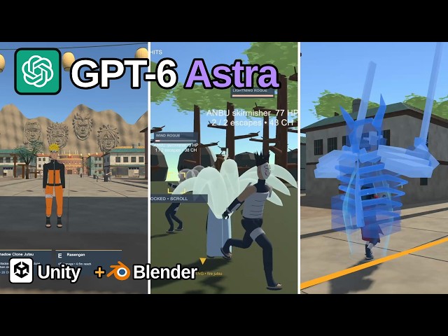 I Built an Open-World Naruto Game with Astra, Unity & Blender