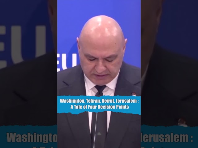 Coming soon... Washington, Tehran, Beirut, Jerusalem : A Tale of Four Decision Points