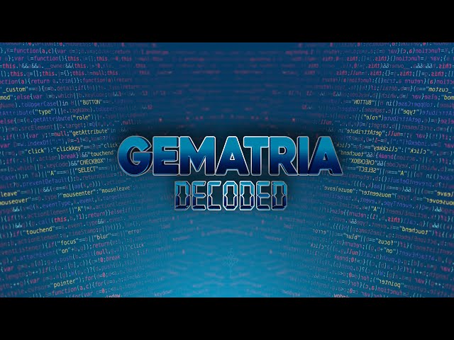 GEMATRIA DECODED