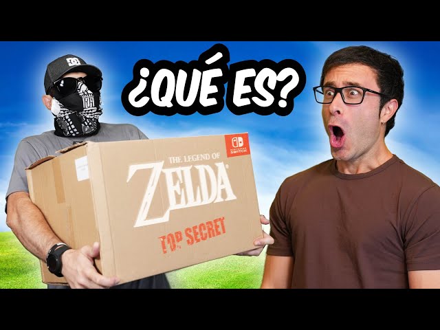 SEÑOR ENTRA en mi CASA con CAJA MISTERIOSA de ZELDA del NINTENDO SWITCH