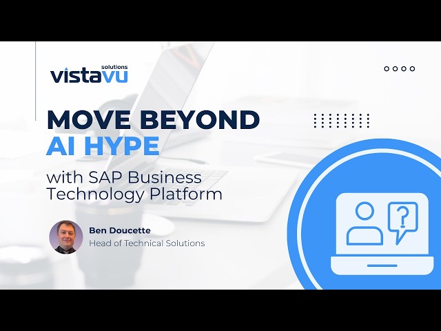 Move Beyond AI Hype with SAP Business Technology Platform