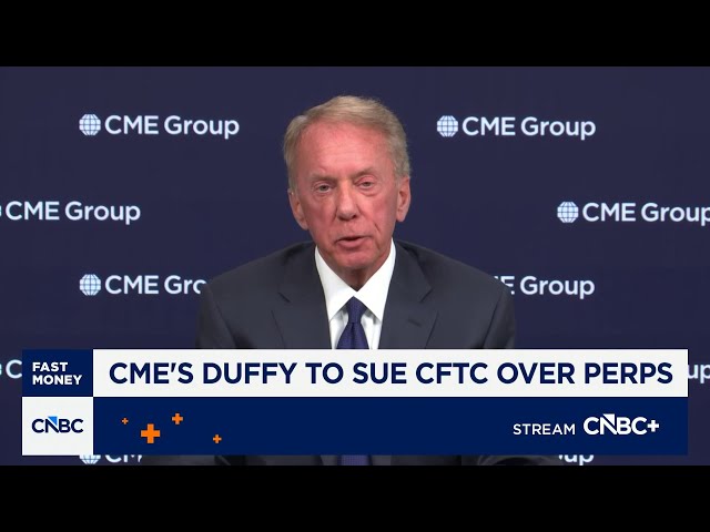 CME CEO Terry Duffy on suing CFTC: I'm always up for a good battle, 'I won't shy away from this'