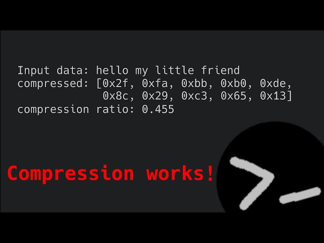 Compressing and decompressing text with huffman coding