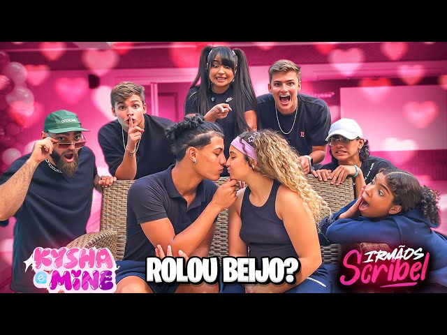 MINE QUERIDA E O FIDELISX SE BEIJARAM NA NOSSA FRENTE !•Irmãos Scribel•