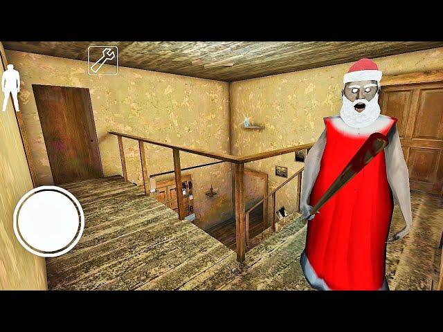 Granny Game Horror Escape Gameplay | Granny Santa Claus 😅🌲 Ep6