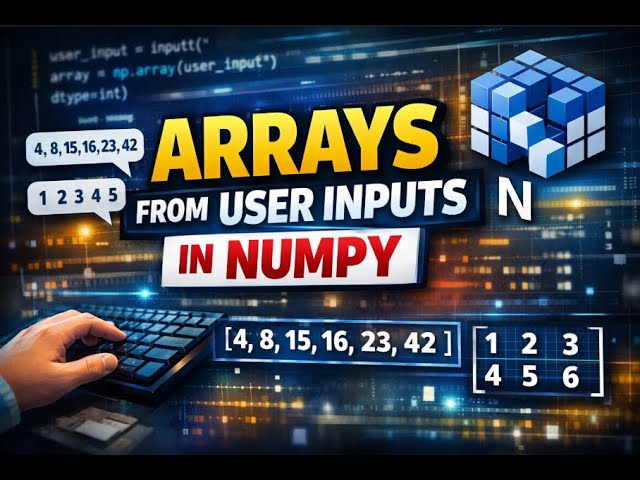 array from user input