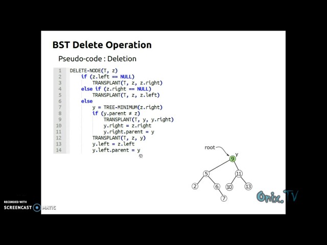 Deleting a Node in a Binary Search Tree (বাইনারি সার্চ ট্রির নোড রিমুভ্যাল) : Bangla Tutorial