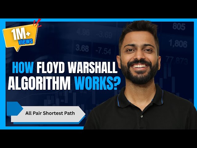 L-5.8: Floyd Warshall Working with example | All Pair Shortest Path Algorithm