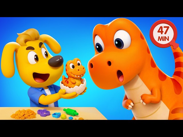 Clay Fun Park | Kids Learn about Teamwork | Educational Cartoon | Sheriff Labrador