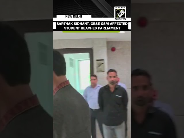 Sarthak Sidhant, CBSE OSM-affected student reaches Parliament to give presentation before committee