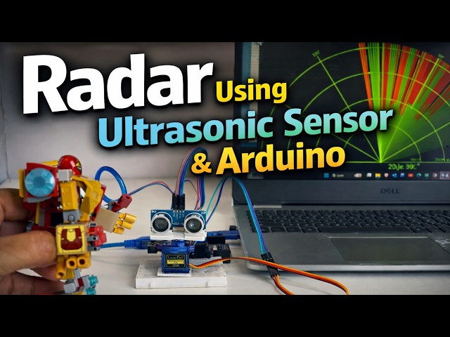 #8: Radar using Ultrasonic sensor | Arduino & Ultrasonic sensor Project