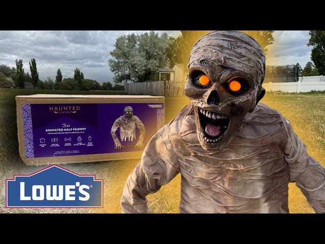 Lowe’s 2026 - HALF MUMMY UNBOXING/SETUP! | NEW HALLOWEEN ANIMATRONIC