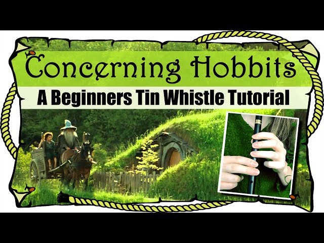 Lord Of The Rings - Concerning Hobbits - BEGINNERS TIN WHISTLE TUTORIAL