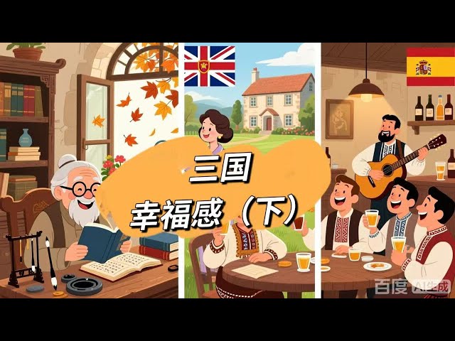 52: 幸福从哪里来？三个国家、三种人生，Where Does Happiness Come From? Three Countries, Three Lives (B2)