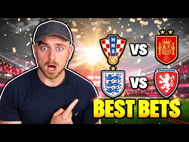 Croatia vs Spain & England vs Czechia! | Nations League Predictions & Best Bets | DAILY BREAKDOWN!