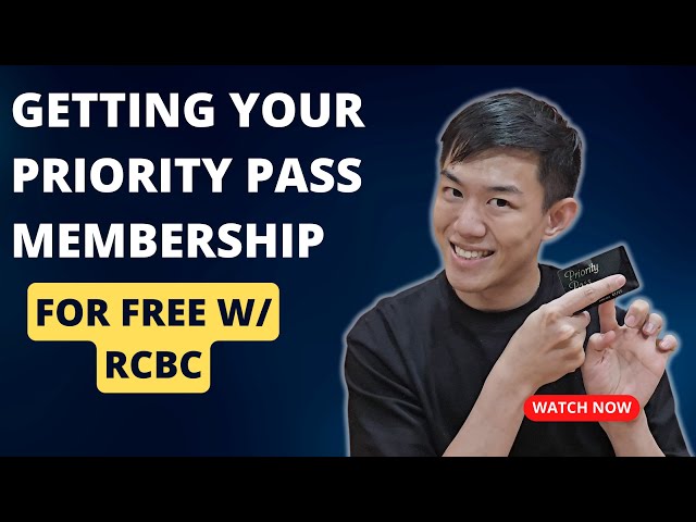 Getting my FREE Priority Pass with RCBC!