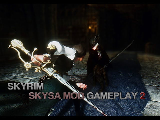 SKYRIM -  SkySA MOD Combat Gameplay 2