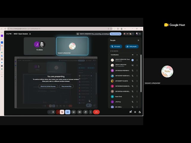 MAD I Open Session - week 4