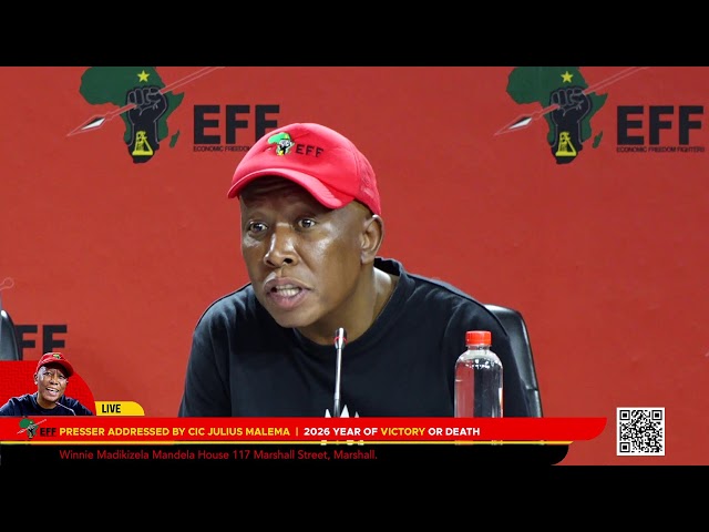 EFF Press Conference, Addressed by President, Julius Malema