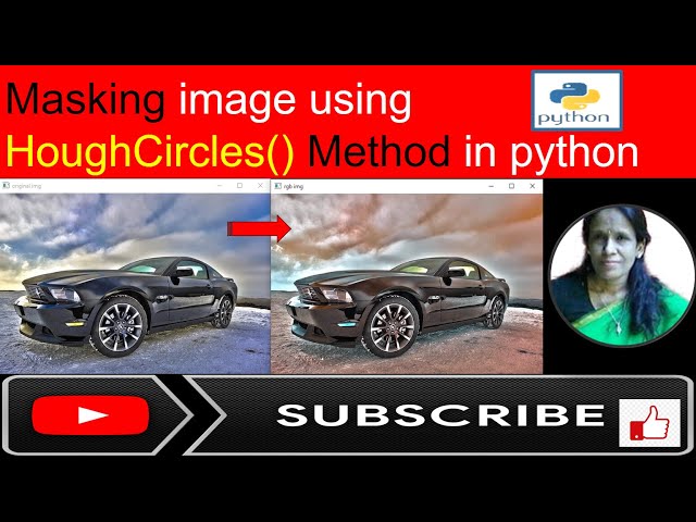 Masking image using HoughCircles Method in python|ratan agarwal it informer
