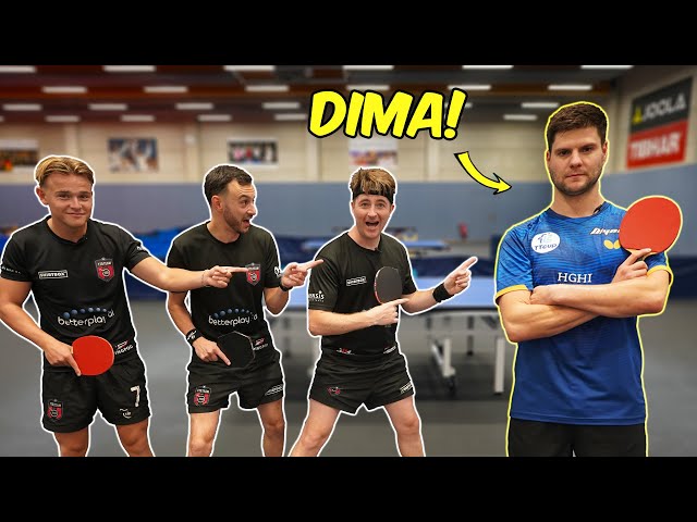 We Challenged Table Tennis Powerhouse Dimitrij Ovtcharov!