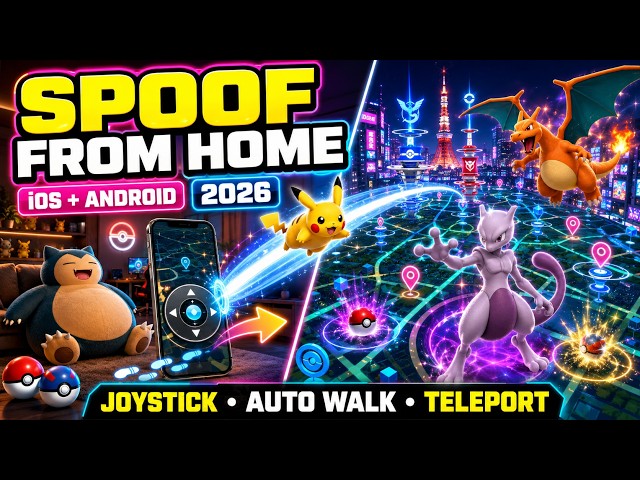 Pokemon GO Spoofer 2026 🔥 How to Spoof on iOS & Android with Joystick, Teleport & Auto Walk