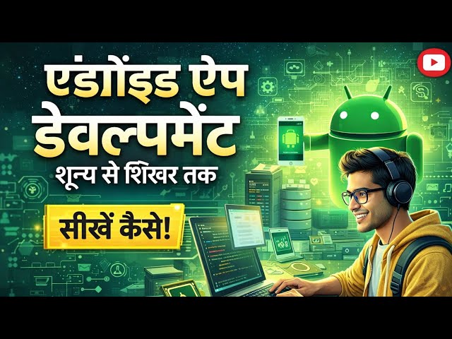Android App Development Full Course 🔥 | Zero to Hero in Hindi | power sutra 