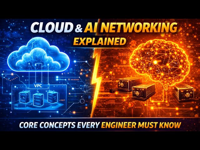 Cloud & AI Networking Explained – Core Concepts Every Engineer Must Know