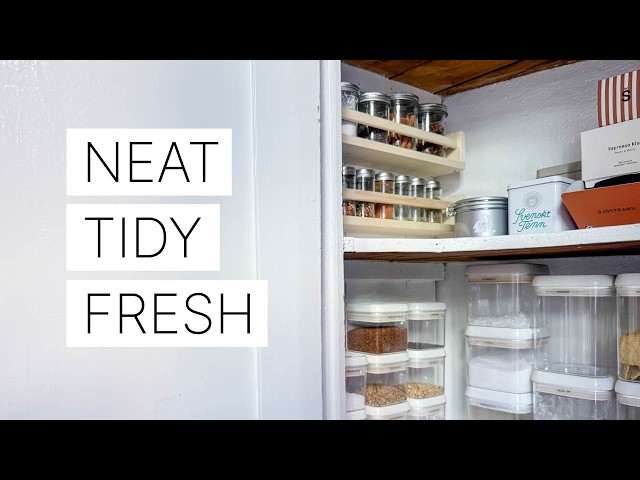 PANTRY Organization MAKEOVER I SIMPLE Old Kitchen I MOTIVATION