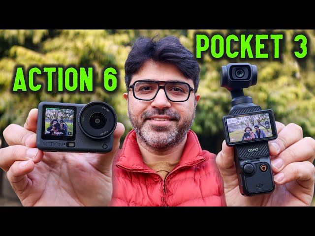 DJI Osmo Action 6 vs DJI Pocket 3 | Best Vlogging Action Camera 2026