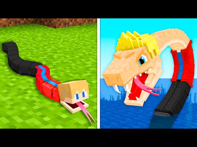 VIDA de COBRA no Minecraft!