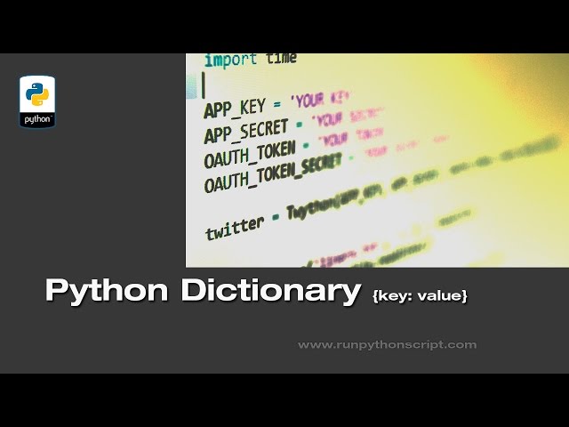 Python Dictionary Tutorial [All you need to know]