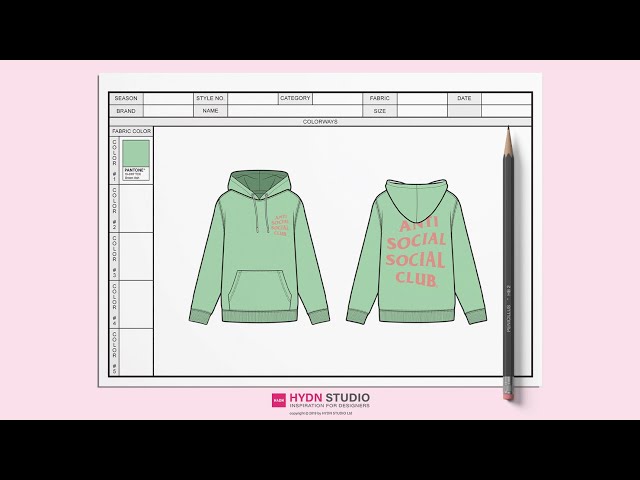 Design Tutorial - Hoodie Tech Pack