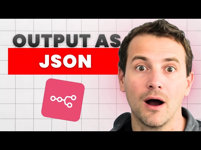 How to make n8n's ai agents output JSON using the structured output parser!