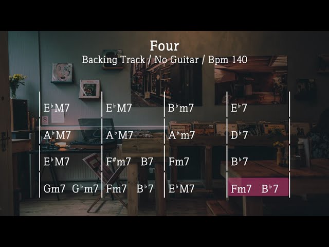 Four / Jazz Backing Track / Bpm 140