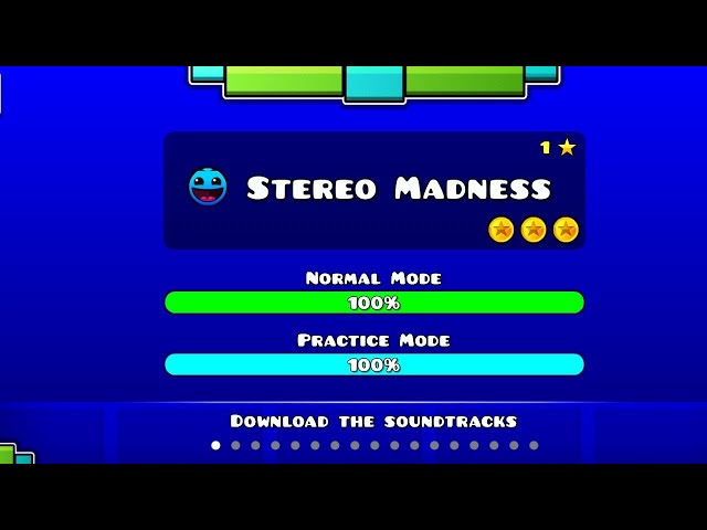 Geometry Dash Lite - Level 1 "Stereo Madness" (Mobile)