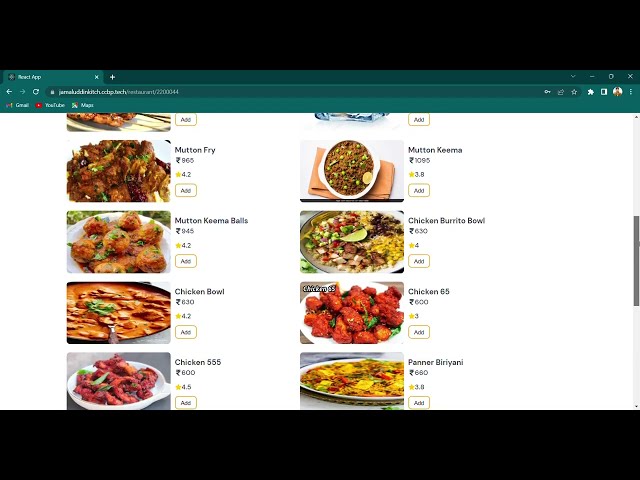 Tasty Kitchen | Swiggy/Zomato Clone using React JS, Bootstrap, Figma, React Slick.