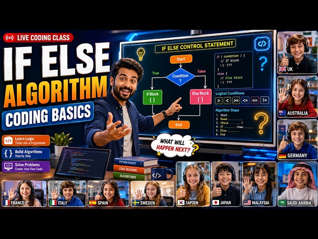 Algorithm for Control Statement (If Else) | Coding Basics | Live Class | FACT ACADEMY
