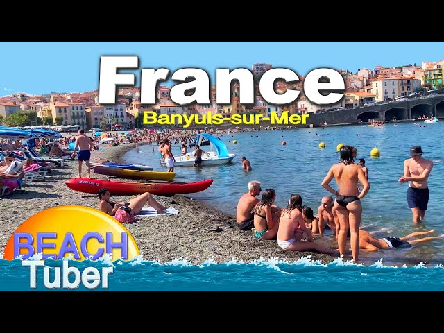 4k VIDEO BEACH WALK [ France ] Bikini beach walk TRAVEL VIDEO