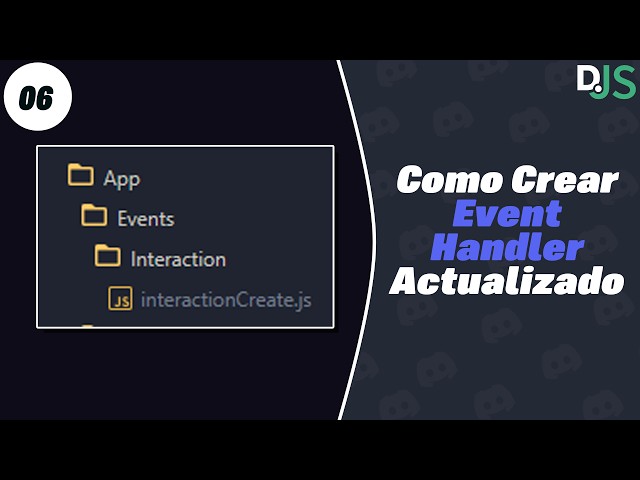 Como Crear Event Handler | 2026 | Discord.js v14 | Episodio #6