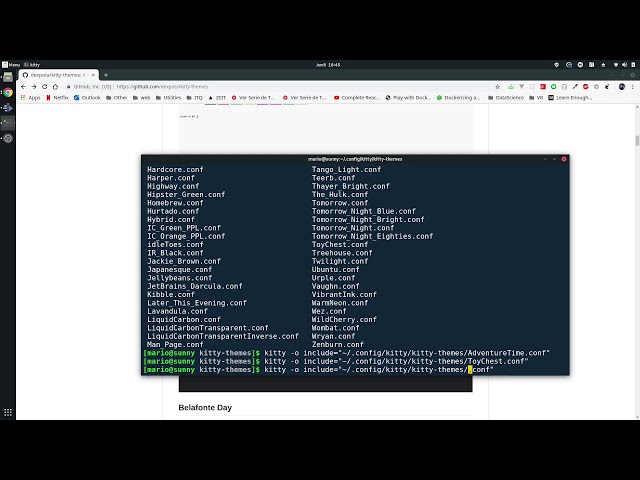 Instalar kitty terminal y agregar temas [manjaro]