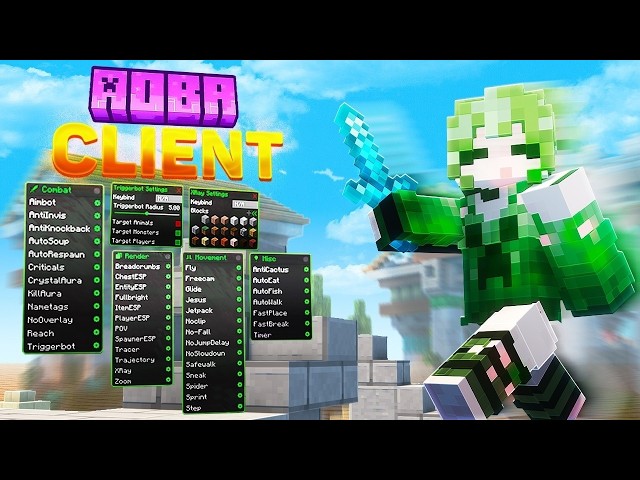 26.2 & 26+ BEST Free Hack Client - Minecraft Java Edition (Aoba) [2026]
