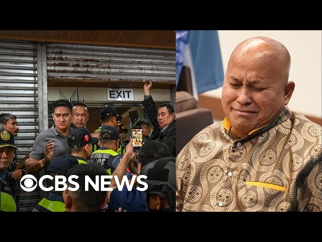 Shooting reported inside Philippines senate building where Ronald dela Rosa has been hiding