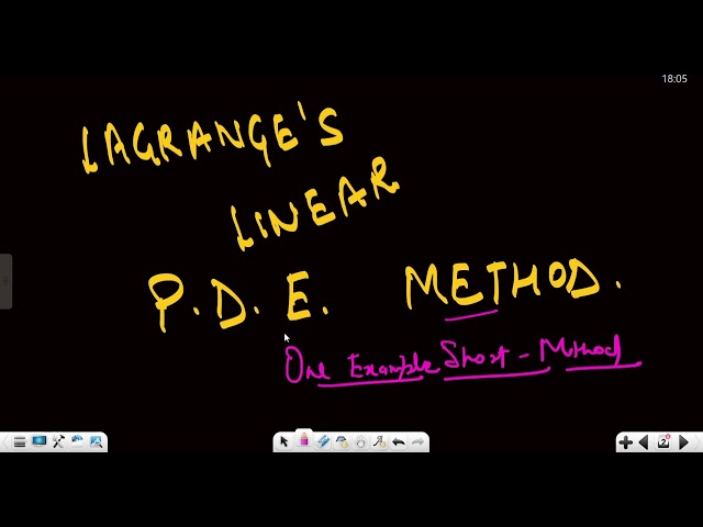 Lagrange Method Explained Fast 🔥 | PDE